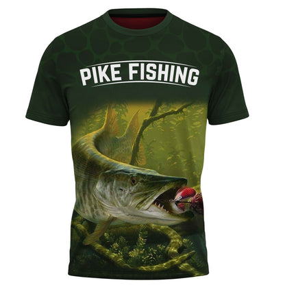 T-Shirt Pike Fishing F070