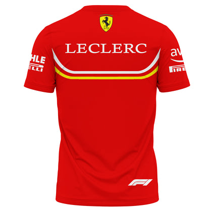 T-Shirt Charles Leclerc Ferrari F1 D117