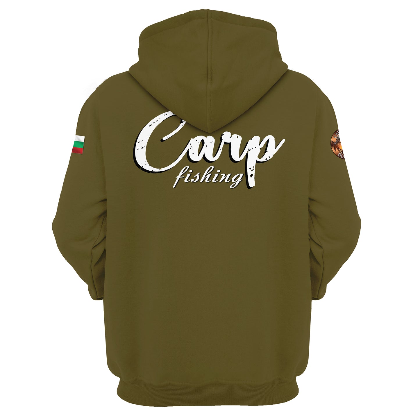 Hoodie Green Carp F038