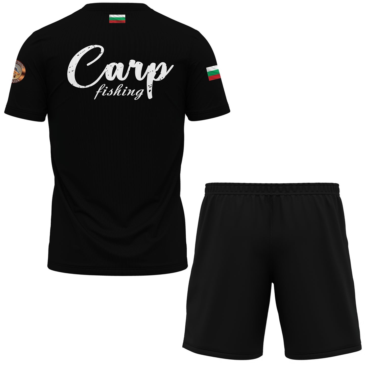 T-Shirt and Shorts Black Carp F040