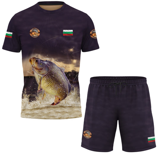 T-Shirt and Shorts Carp Fishing F048