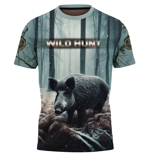 T-Shirt Wolf Hunt F090