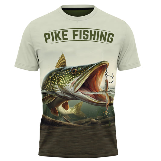 T-Shirt Pike Fishing F098