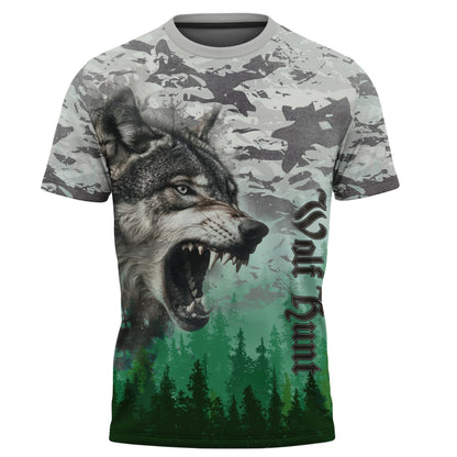 T-Shirt Wolf Camouflage F109