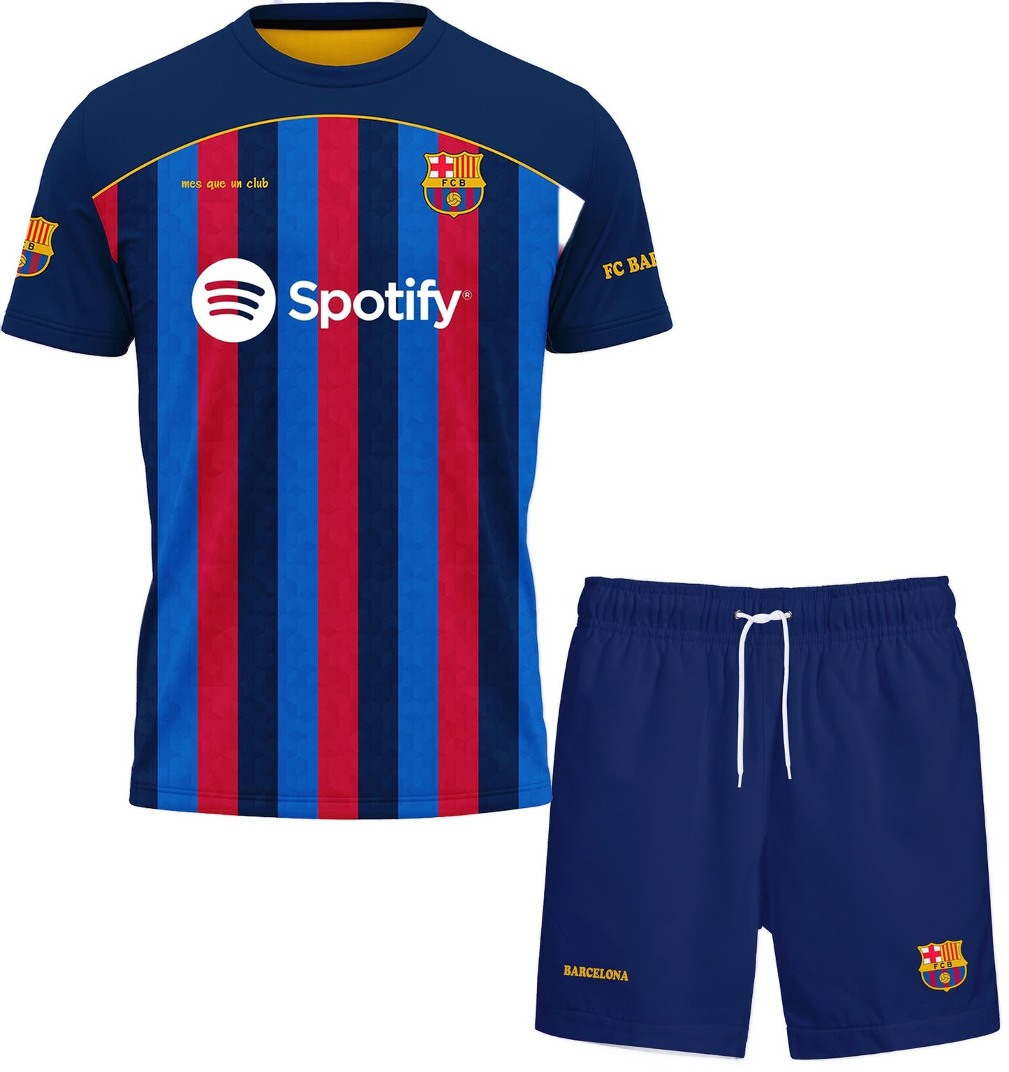 T-Shirt and Shorts Barcelona S034