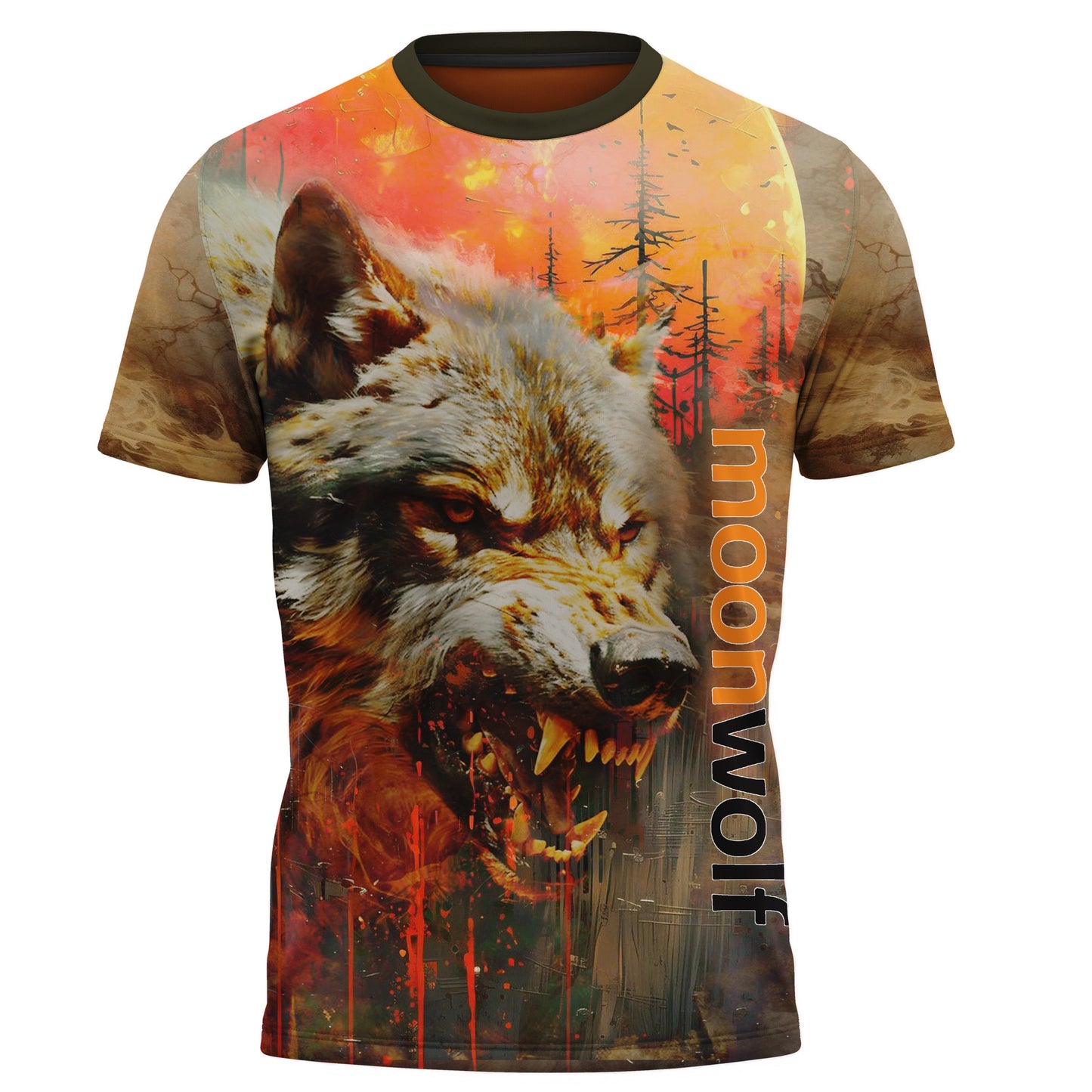 T-Shirt Moon Wolf F117